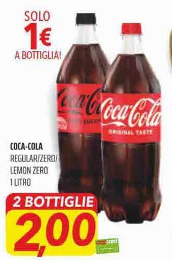 Coop Superstore Coca-Cola Regular/Zero/Lemon Zero 1 Litro offerta