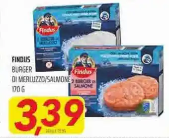 Coop Superstore Findus Burger di merluzzo/salmone 170 g offerta