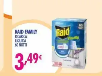 Acqua & Sapone Raid Family Ricarica Liquida 60 Notti offerta