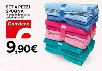 Coop Set 4 Pezzi Spugna offerta