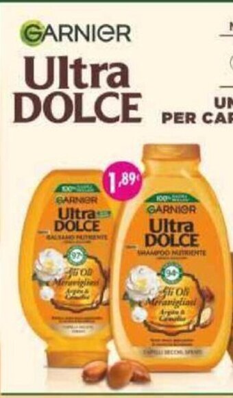 Acqua & Sapone Garnier Ultra Dolce offerta