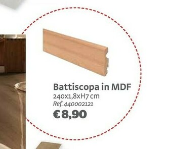 Battiscopa In MDF