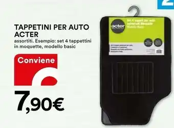Coop Acter Tappetini Per Auto offerta
