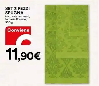 Coop Set 3 Pezzi Spugna offerta
