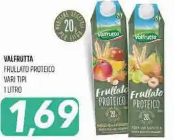 Valfrutta Frullato proteico vari tipi 1 litro