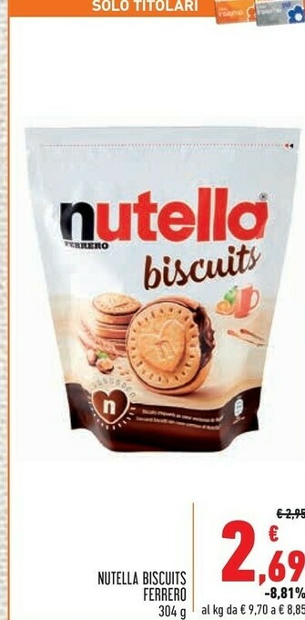 Conad Superstore Ferrero Nutella Biscuits offerta