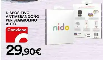 Coop Nido Dispositivo Antiabbandono Per Seggiolino Auto offerta