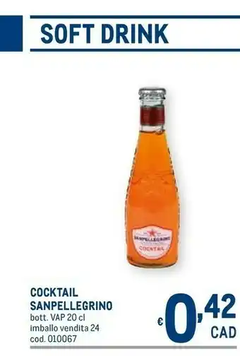 Metro San Pellegrino Aperitivo offerta