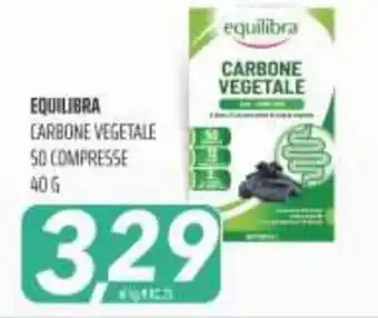 Coop Superstore equilibra Carbone Vegetale 50 compresse 40 g offerta