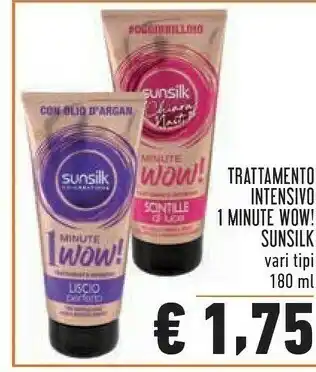 Conad Superstore Sunsilk Trattamento Intensivo 1 Minute Wow! offerta