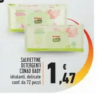 Conad Superstore Conad Baby Salviettine Detergeti offerta