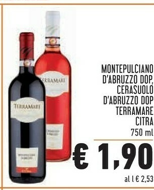 Conad Superstore Citra Montepulciano D'Abruzzo 750 G(ml) offerta