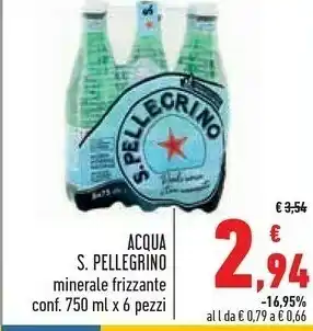 Conad Superstore San Pellegrino S. Pellegrino - Acqua Minerale Naturale Frizzante offerta