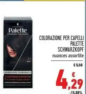 Conad Superstore Palette Schwarzkopf Colorazione Per Capelli offerta