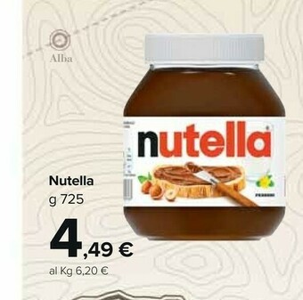 Carrefour Market Ferrero Nutella offerta
