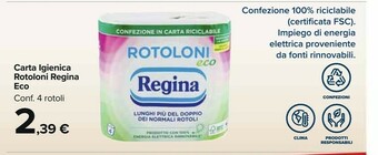 Carrefour Market Regina Carta Igienica Rotoloni Eco offerta