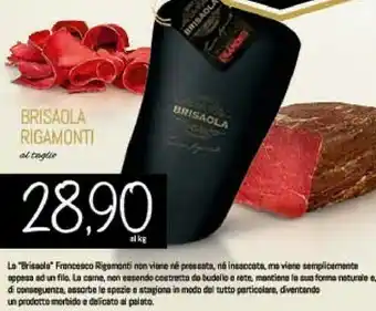 Conad Rigamonti Brisaola offerta