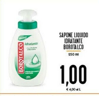 Conad Borotalco Sapone Liquido Idratante offerta