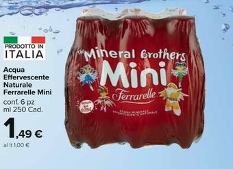 Carrefour Market Ferrarelle Acqua offerta