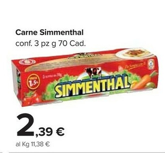 Carrefour Market Simmenthal Carne in scatola offerta