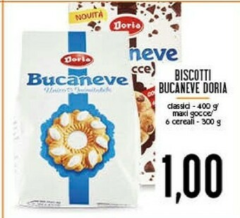 Conad Doria Biscotti Bucaneve offerta