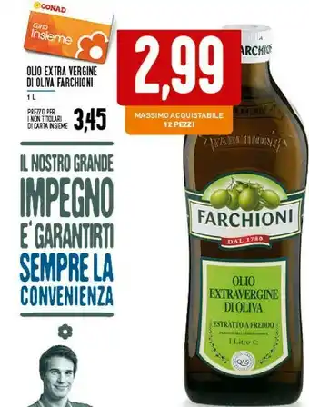 Conad Farchioni Farchioni - Olio Extravergine di Oliva 1000 g(ml) offerta