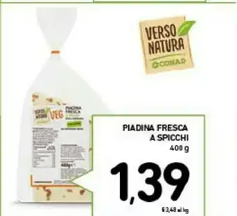 Conad Piadina Fresca A Spicchi offerta