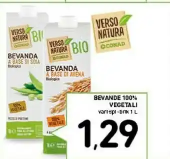 Conad Bevande 100% Vegetali offerta