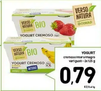 Conad Yogurt Cremoso Intero offerta