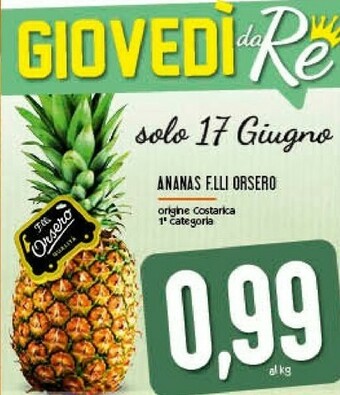 Conad F.lli orsero Ananas offerta