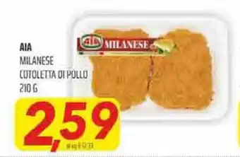 Coop Superstore Aia Milanese Cotoletta di Pollo 210 g offerta