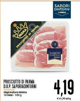 Conad - Prosciutto Di Parma Sapori & Dintorni 100 G(ml)