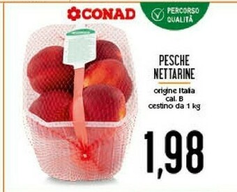 Conad Pesche Nettarine offerta
