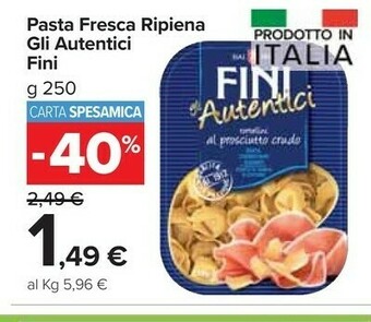 Carrefour Market Fini Modena Pasta ripiena offerta