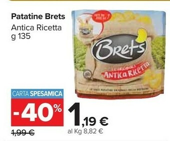Carrefour Market Brets Patatine offerta