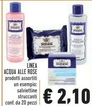 Conad Acqua Alle Rose Salviettine Struccanti offerta