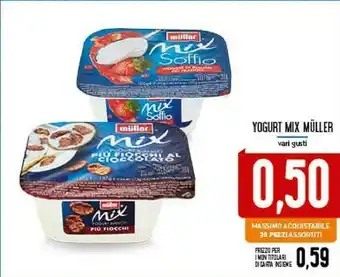 Conad City Muller Yogurt Mix Piu Fiocchi Al Cioccolato offerta