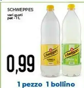 Conad City Schweppes Tonica 1000 G(ml) offerta
