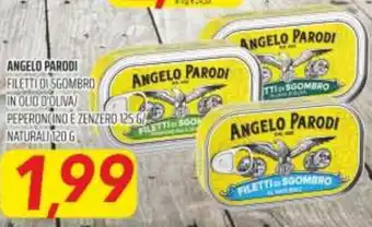 Coop Superstore Angelo Parodi Filetti di Sgombro in olio d'oliva/peperoncino e zenzero 125 g/naturali 120 g offerta