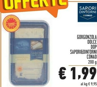 Conad Conad - Gorgonzola DOP Sapori E Dintorni 200 G(ml) offerta