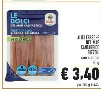 Conad Rizzoli Alici Fresche Del Mar Cantabrico offerta