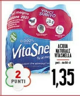 Conad Vitasnella Acqua Minerale Naturale offerta