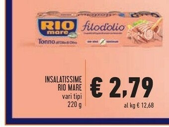 Conad Rio Mare Insalatissime Messicana 220 G(ml) offerta