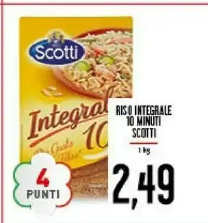 Conad Riso Scotti Riso Integrale 10 Minuti offerta