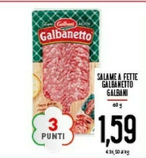 Conad Galbani Salame offerta