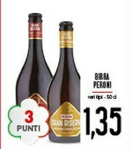 Conad Peroni Birra Rossa Gran Riserva 500 G(ml) offerta