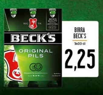 Conad Becks Beck's - Birra 330 G(ml) offerta