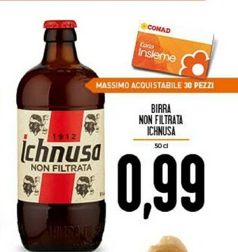 Conad Ichnusa Birra offerta