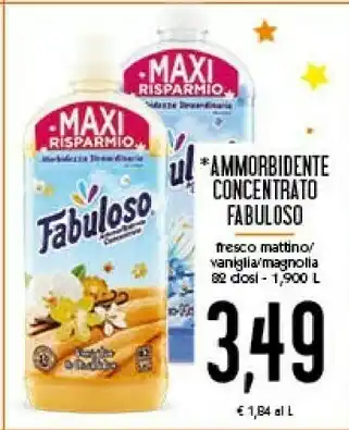 Conad Fabuloso Fabuloso Ammorbidente Concentrato offerta
