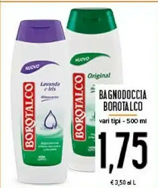 Conad Borotalco Bagnoschiuma offerta
